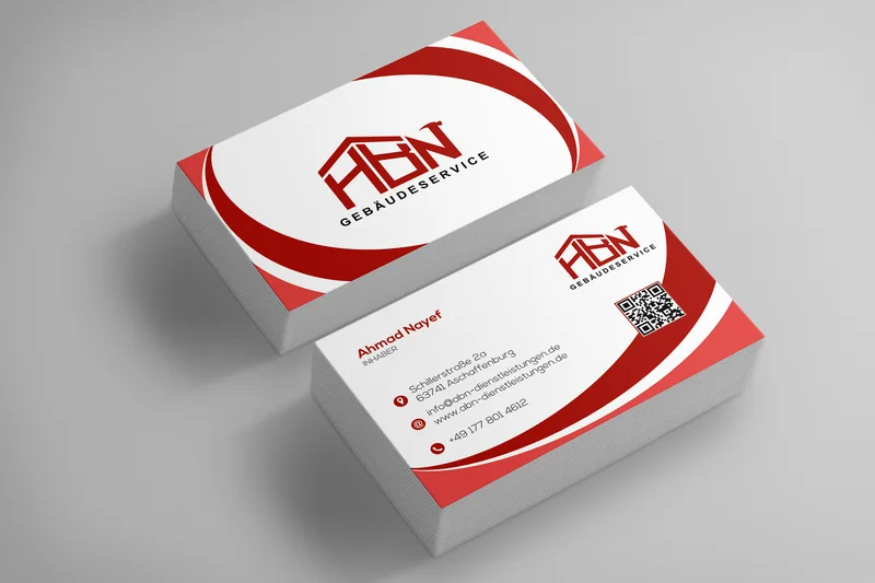 ABN building services: Corporate design · cards