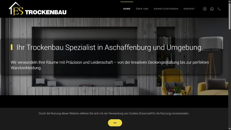 Website for ES Trockenbau