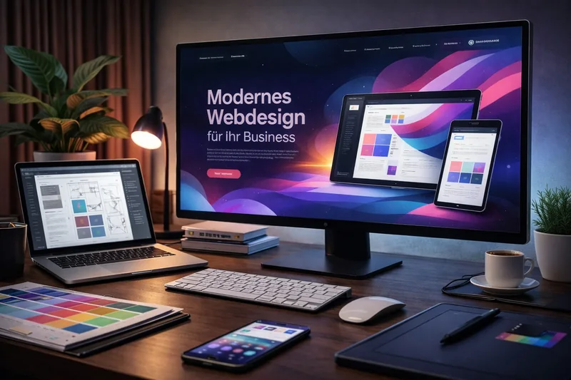 Modernes Webdesign von SaGoz Media auf Desktop, Tablet und Smartphone