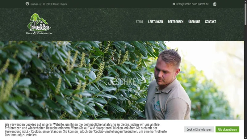 Website von Jeschke Haus- und Gartenservice
