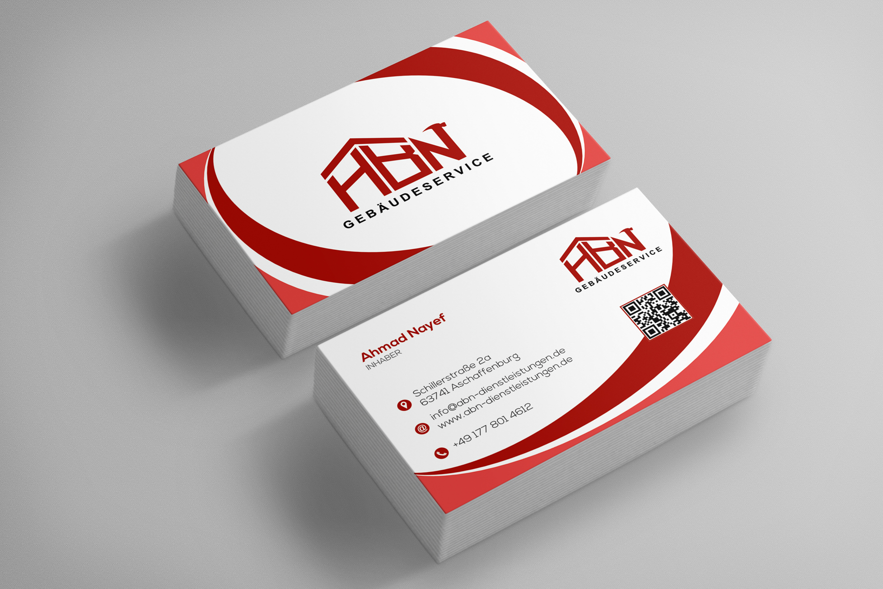 ABN building services: Corporate design · cards