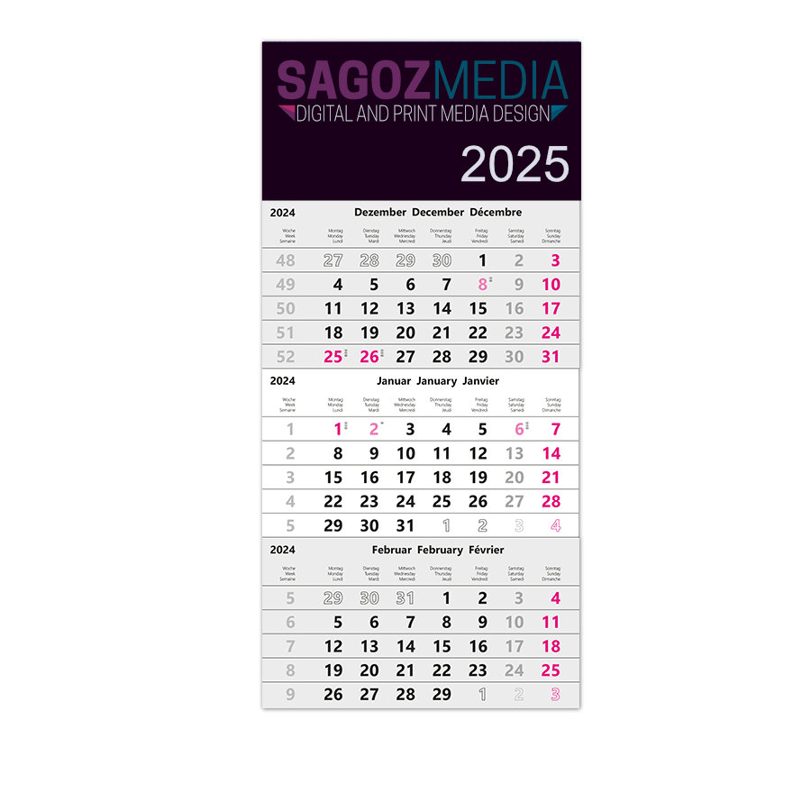SaGoz Media: Wall calendar